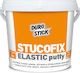 Durostick Stucofix Elastic Putty Αρμόστοκος Ελαστομερής Αρμών, Ρωγμών και Εξομάλυνσης Επιφανειών Λευκός 1kg