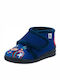 Meridian Shoes Kids Slipper Ankle Boot Blue Captain America