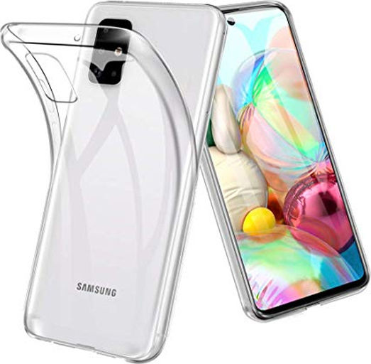 Задна корица Силикон Прозрачен (Galaxy A71)