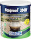 Neotex Neoproof 360W Ελαστομερές Επαλειφόμενο Στεγανωτικό 1kg Λευκό