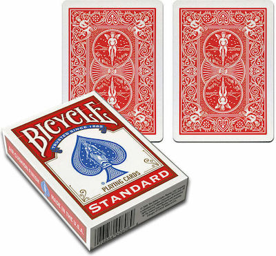 Bicycle Double Back Plasticized Card Deck Red