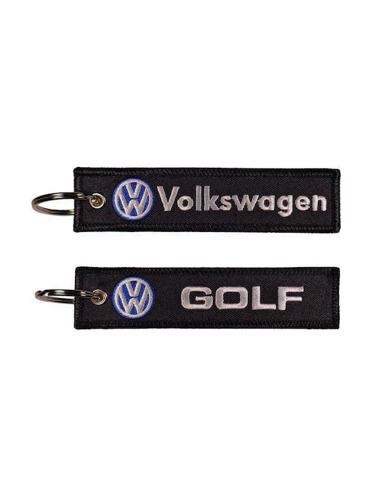 Keychain Volkswagen Golf Tesatura Negru