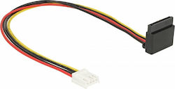 DeLock 4-Pin Floppy to 4-Pin Floppy Cable 30cm Multicolour (85510)