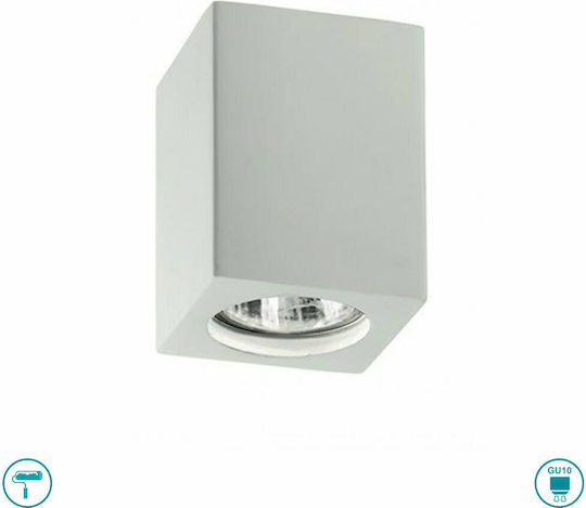 Fan Europe Space Single Spot with Socket GU10 in White Color
