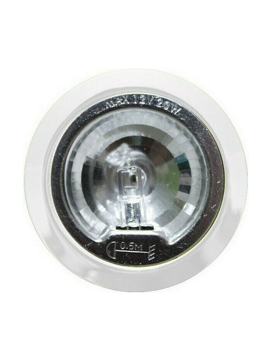 Aca Round Metallic Recessed Spot with Socket G4...