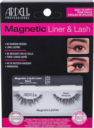 Ardell Demi Wispies False Lashes in Black color Liner & Lash