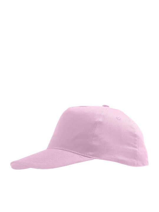 Sol's Παιδικό Καπέλο Jockey Υφασμάτινο Sunny Ροζ