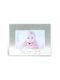 Bambino Mio Baby Girl Picture Frame Glass Silver Glitter 13x9cm