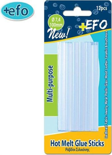 +Efo Ράβδοι Σιλικόνης Silikonstäbe 10mm x 10cm Transparent 10mm 12Stück
