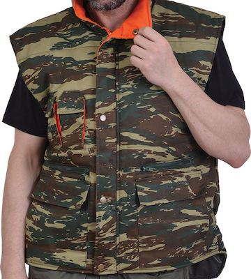 Ergo Hunting Vest Camouflage Κυνηγών Ελληνικής Παραλλαγής Khaki