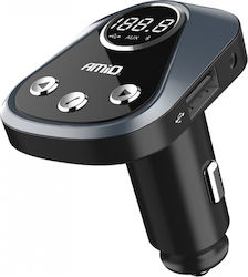 AMiO FM Transmitter Αυτοκινήτου με USB Fm Transmitter με Εντοπισμό Οχήματος /AM