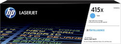 HP 415X Γνήσιο Toner Laser Εκτυπωτή Κυανό High ...