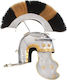 Karneval Ritter-Helm Silber 1Stück