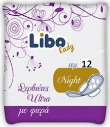 Libo Lady Night Long Ultra Σερβιέτες με Φτερά 10τμχ
