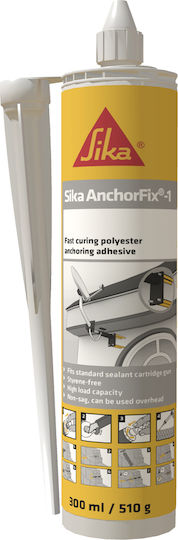 Sika AnchorFix 1N Συγκολλητικό Χημικό Βύσμα Υψηλής Θερμοκρασίας 300ml