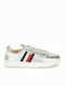 Vintage Tennis Sneakers Silver