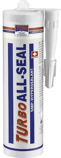 Turbo All Seal Σφραγιστική Σιλικόνη Λευκή 310ml