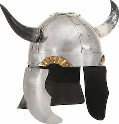 Karnevalszubehör Ritter-Helm Silber