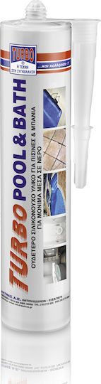 Turbo Pool & Bath Sealant Silicone Mold Resistant Transparent 310ml