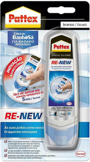Pattex Re-New Silikon-Dichtungsmittel Weiß 100ml 1Stück