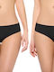 Bamboo Damen Slip 2Pack Schwarz