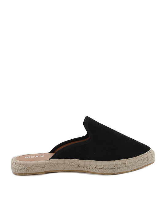 Mexx Caspya Flat Mules σε Μαύρο Χρώμα