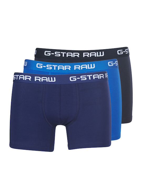 G-Star Raw Ανδρικά Μποξεράκια Μαύρο / Μπλε / Navy 3Pack