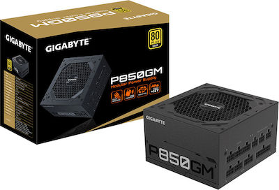 Gigabyte P850GM 850W Black Computer Power Supply Full Modular 80 Plus Gold