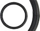 AMiO Car Steering Wheel Cover with Diameter 35-37cm Leather Black