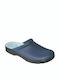 Fly Flot Men's Leather Anatomic Clogs Blue