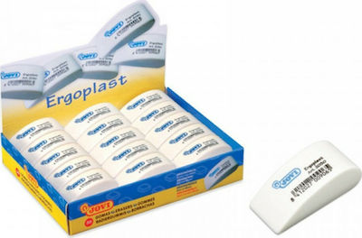 Jovi Eraser for Pencil and Pen 5x2.3x1.3cm 1pcs White