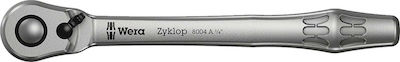 Wera Ratschen 8004 A Zyklop 72 Zähne mit Vierkant 1/4" Länge 14.1cm.