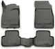 Novline Satz Vorder- und Hintermatten Wannenartig 4Stück aus TPE für Chevrolet Cruze 2009-2015 Gray