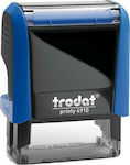 Trodat Printy 4910 Rectangular Self-Inking Text Stamp with Black Ink