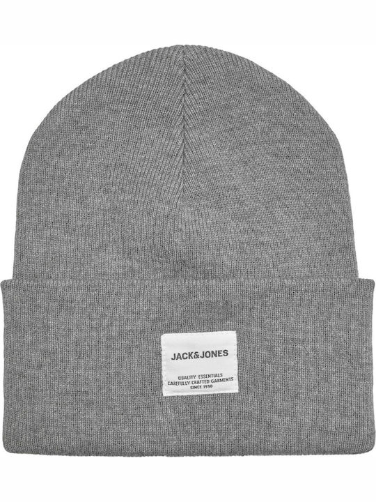 Beanie Männer Beanie mit Rippstrick in Gray Farbe