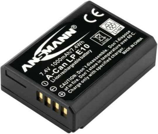 Ansmann Baterie aparat foto A-Can LP E10 Litiu-Ion (Li-Ion) 1000mAh Compatibilă cu Canon
