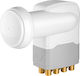 Goobay Universal Octo LNB LNB Octo (8 Εξόδων) με Χαμηλό Όριο Θορύβου 0.1dB