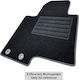 Cik Set of Front and Rear Mats 4pcs for Opel Adam 2013-2019 Black
