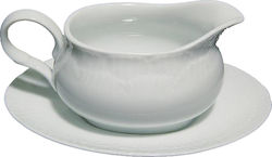 Oriana Ferelli Porcelain Gravy Boat PW2 White