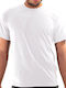 Men's Short Sleeve Undershirt White