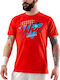 Wilson Nostalgia Tech Men's Athletic T-shirt Short Sleeve Red