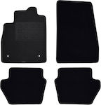 Cik Set of Front and Rear Mats 4pcs from Carpet for Ford Fiesta Black