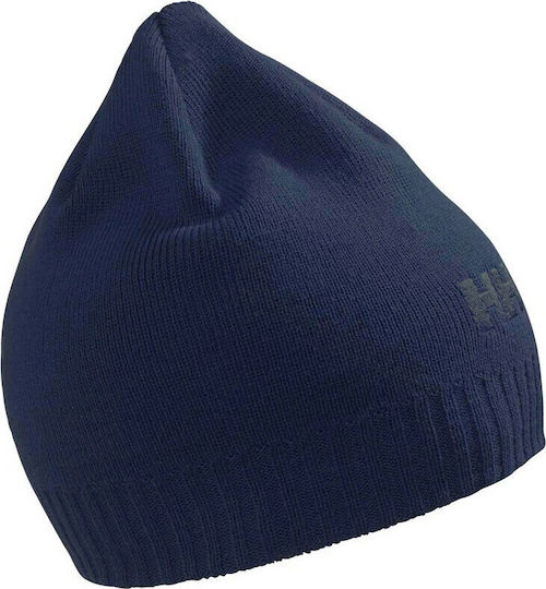 Beanie Ανδρικός Σκούφος Πλεκτός σε Navy Μπλε χρώμα