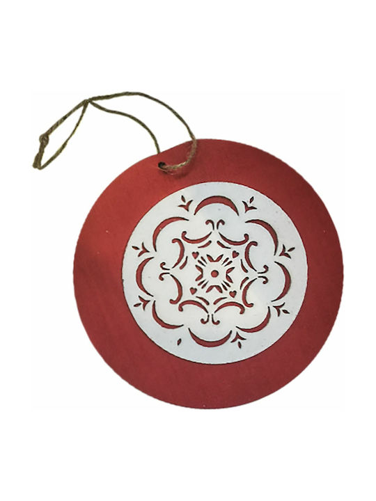 XMASfest Christmas Wooden Ball Ornament