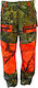 ΑΕΤΟΣ Hunting Pants Snipe Waterproof Παραλλαγής Δάσους Πορτοκαλί Red