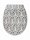 4404644 Toilettenbrille Kunststoff 45.6x37.2cm Gatsby