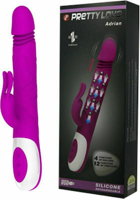 Pretty Love Adrian Clitoral Vibrator Violet