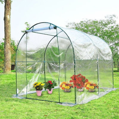 Outsunny Διάφανο Θερμοκήπιο Greenhouse Tunnel 2.5x2x2m