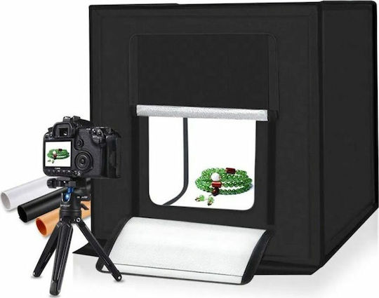 Fotobox Beleuchtete mit Mehreren Hintergründen 60x60x60cm