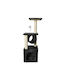 Scratching Post Cat Trees Black 5 levels 31x31x90cm